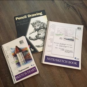 Sketch Books and How to Draw book